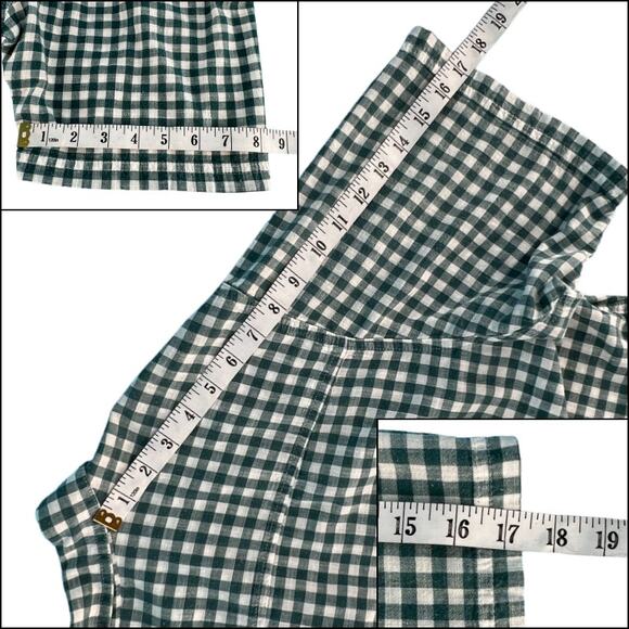 Columbia Men's Short Sleeve Button Up Shirt XXL Green White Check Gingham Plaid - Picture 14 of 14